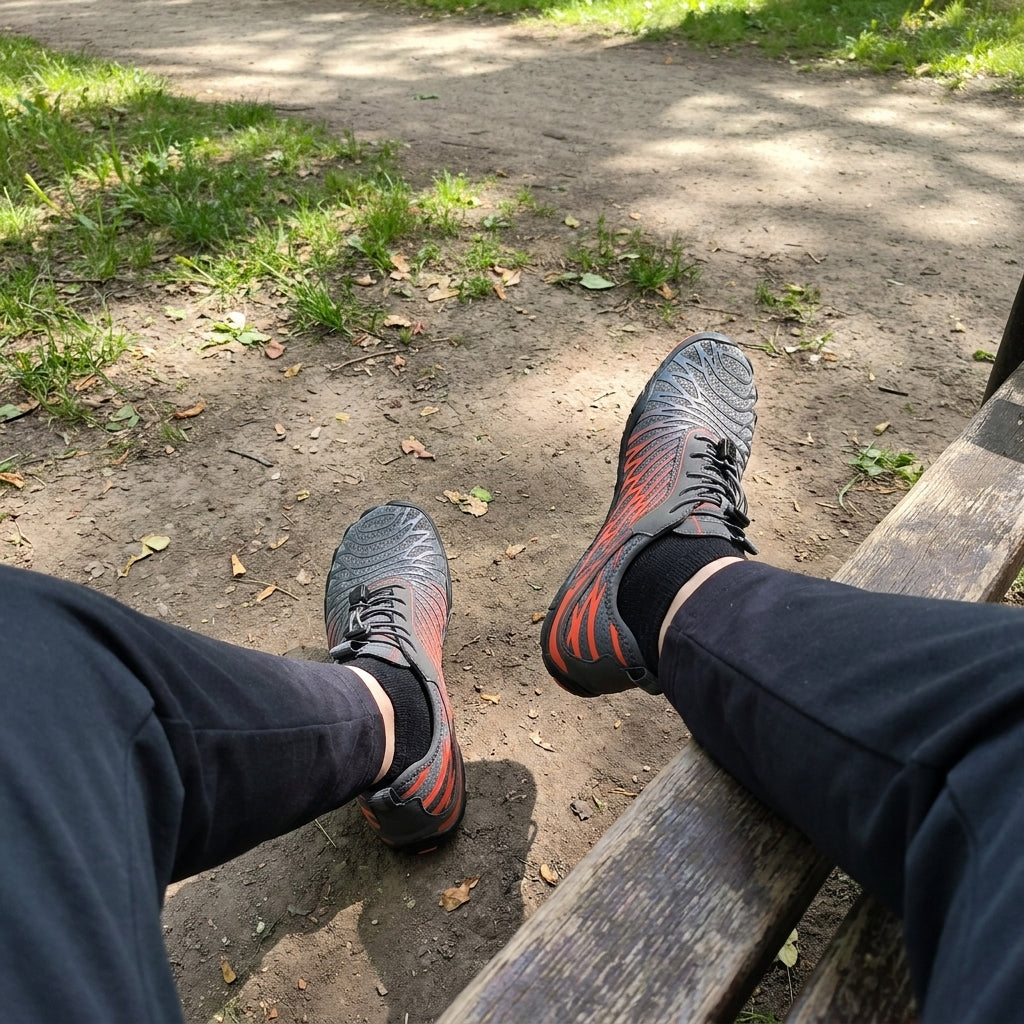 Cliente con zapatillas MONTBELO