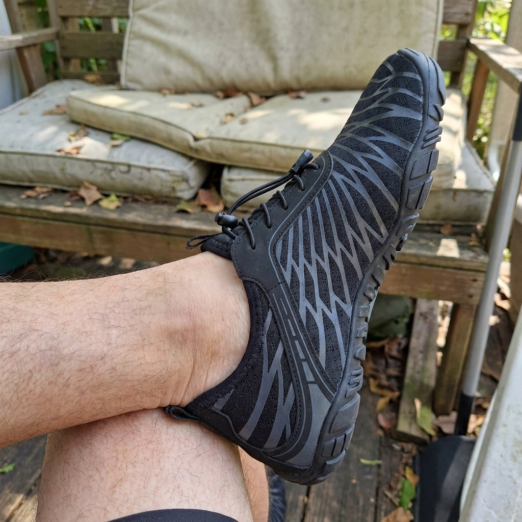 Cliente con zapatillas MONTBELO