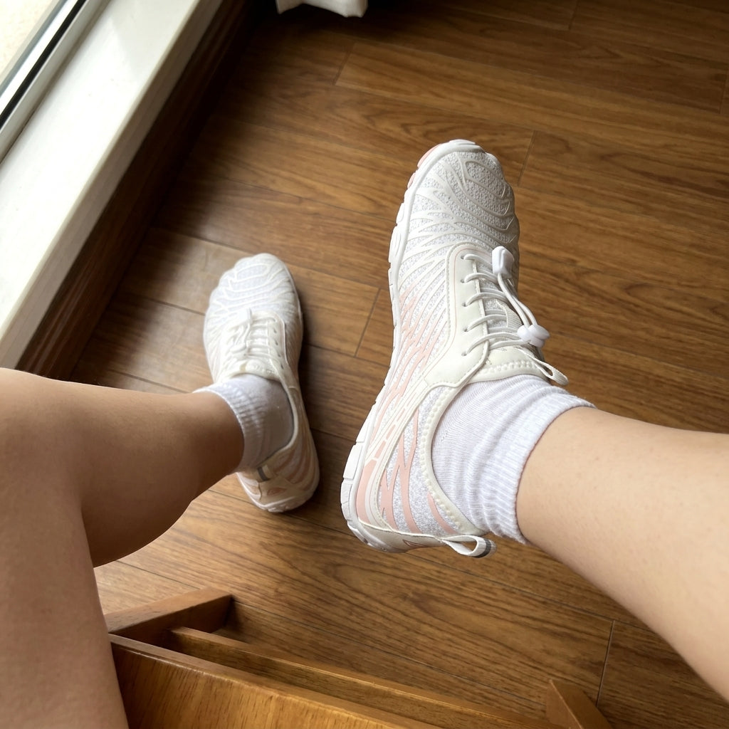 Cliente con zapatillas MONTBELO